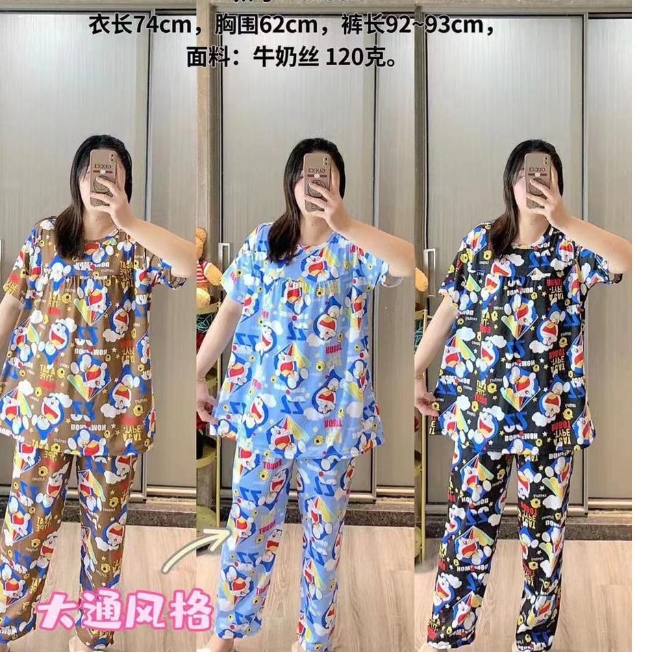 ➮ stelan baju tidur jumbo ld  new import terbaru ➳