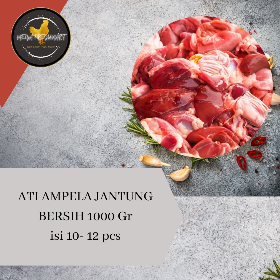 

ati ampela jantung fresh bersih