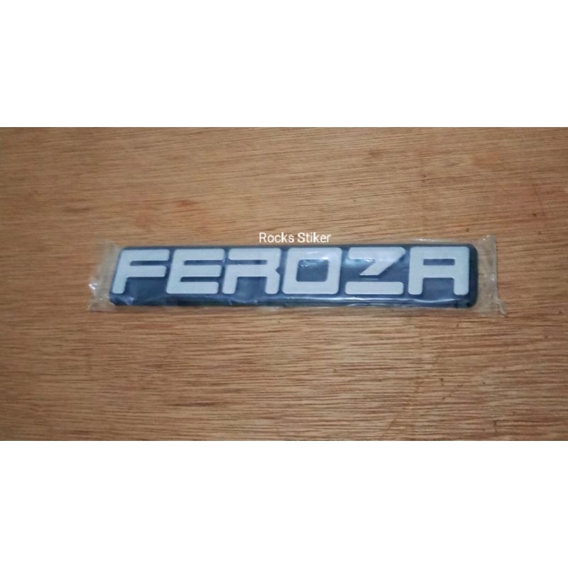 Emblem Feroza / Emblem Logo Mobil Tulisan FEROZA / Emblem MOBIL FEROZA / Logo Mobil Feroza / perosa