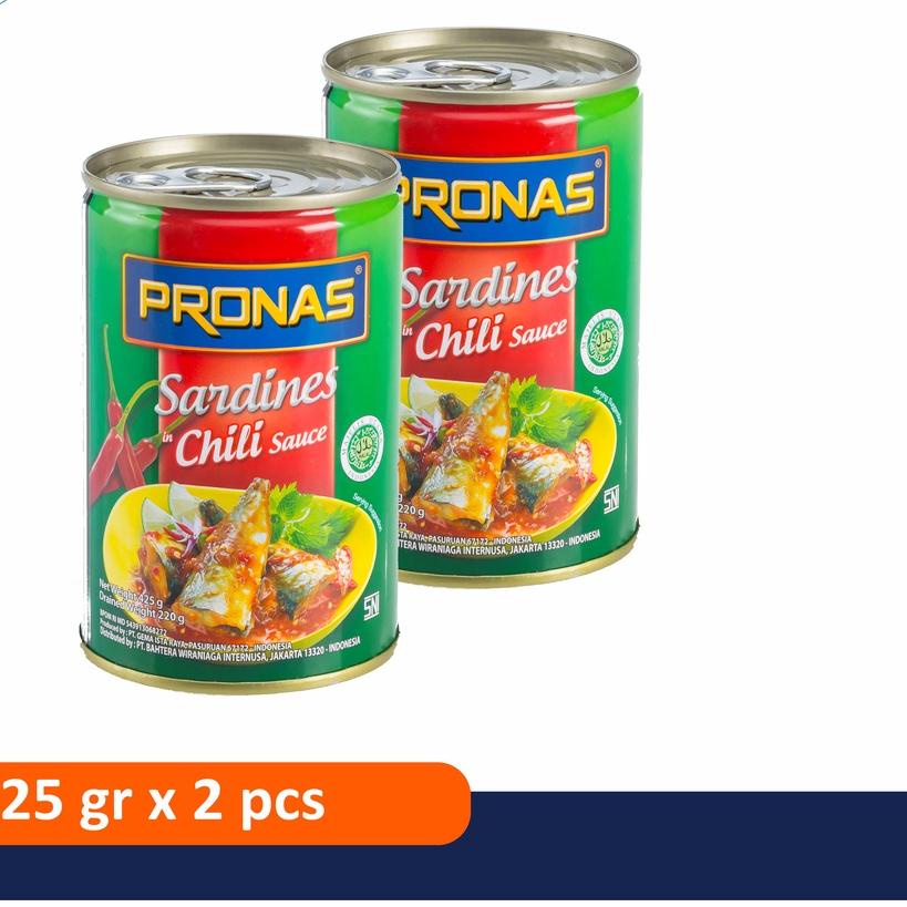 

♕ PRONAS Sarden Chili 425 g Bundling 2 pcs ♠