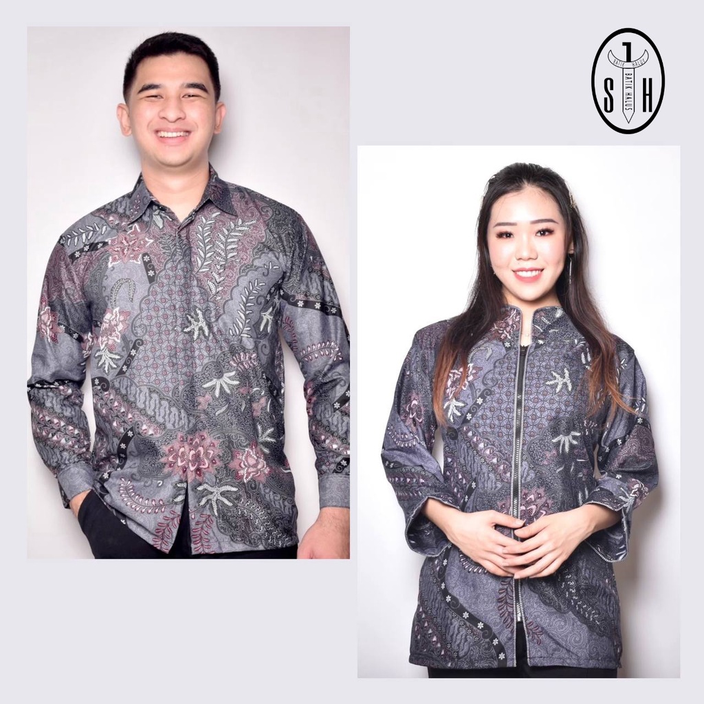 SULTAN HADI BAJU BATIK LENGAN PANJANG TUNIK WANITA BLOUSE JU