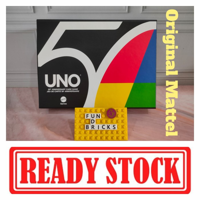 Terlaris Mattel Uno Premium 50Th Anniversary Original