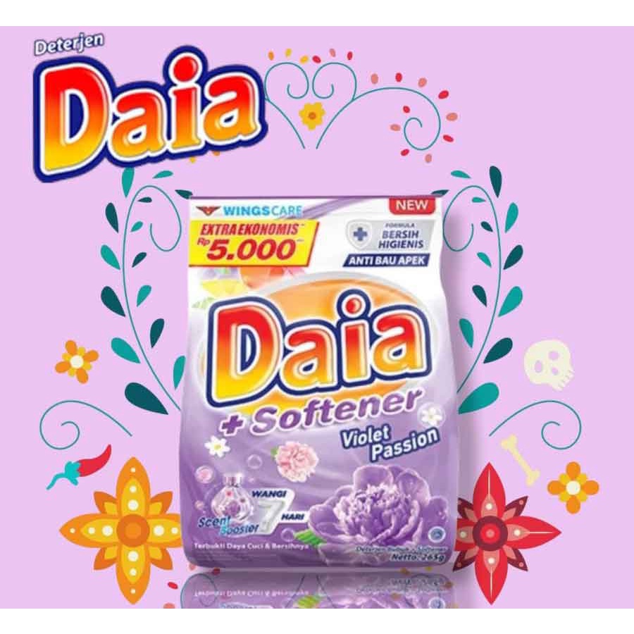 Daia Violet Passion* Daia* Ditergen bubuk* 252g