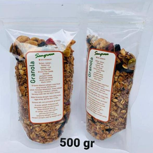 

♔ granola enak 500 gram granola ❁