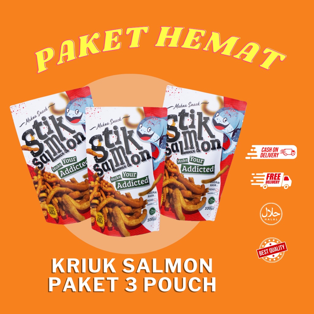 

PAKET HEMAT ! ! ! 3 STIK SALMON - SISTIK SALMON