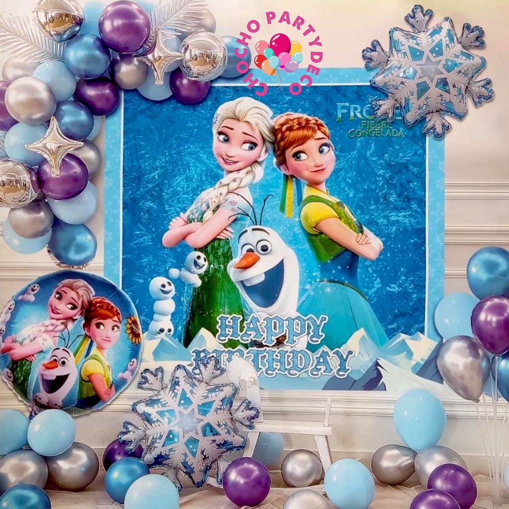 Paket Balon FROZEN / Dekorasi Ulang Tahun FROZEN P 158