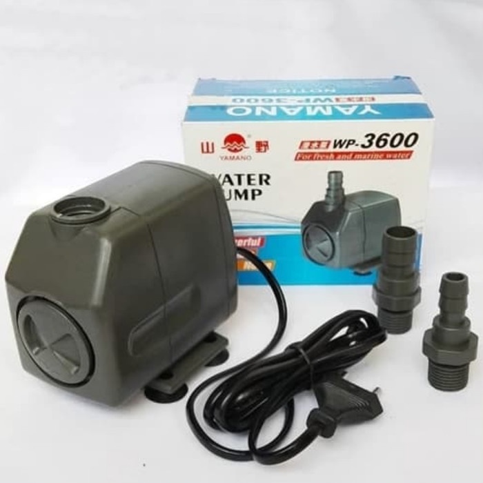 Terlaris Aerator Pompa Water Pump Aquarium / Kolam Ikan / Air Mancur Yamano Wp 3600
