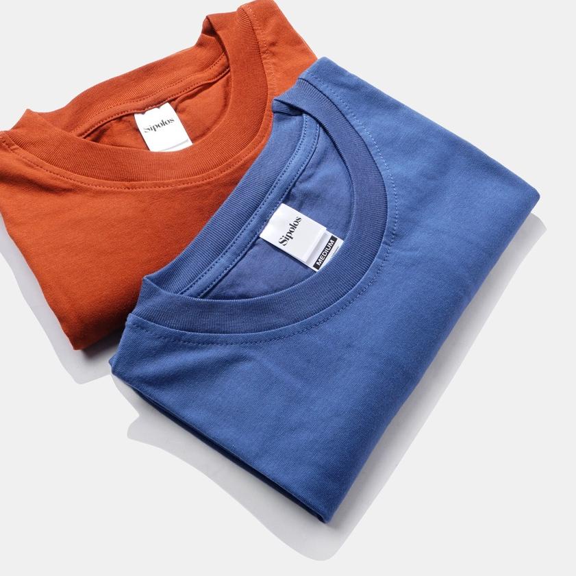 ♔ SIPOLOS Kaos Polos Basic Cotton Combed 24s ➸