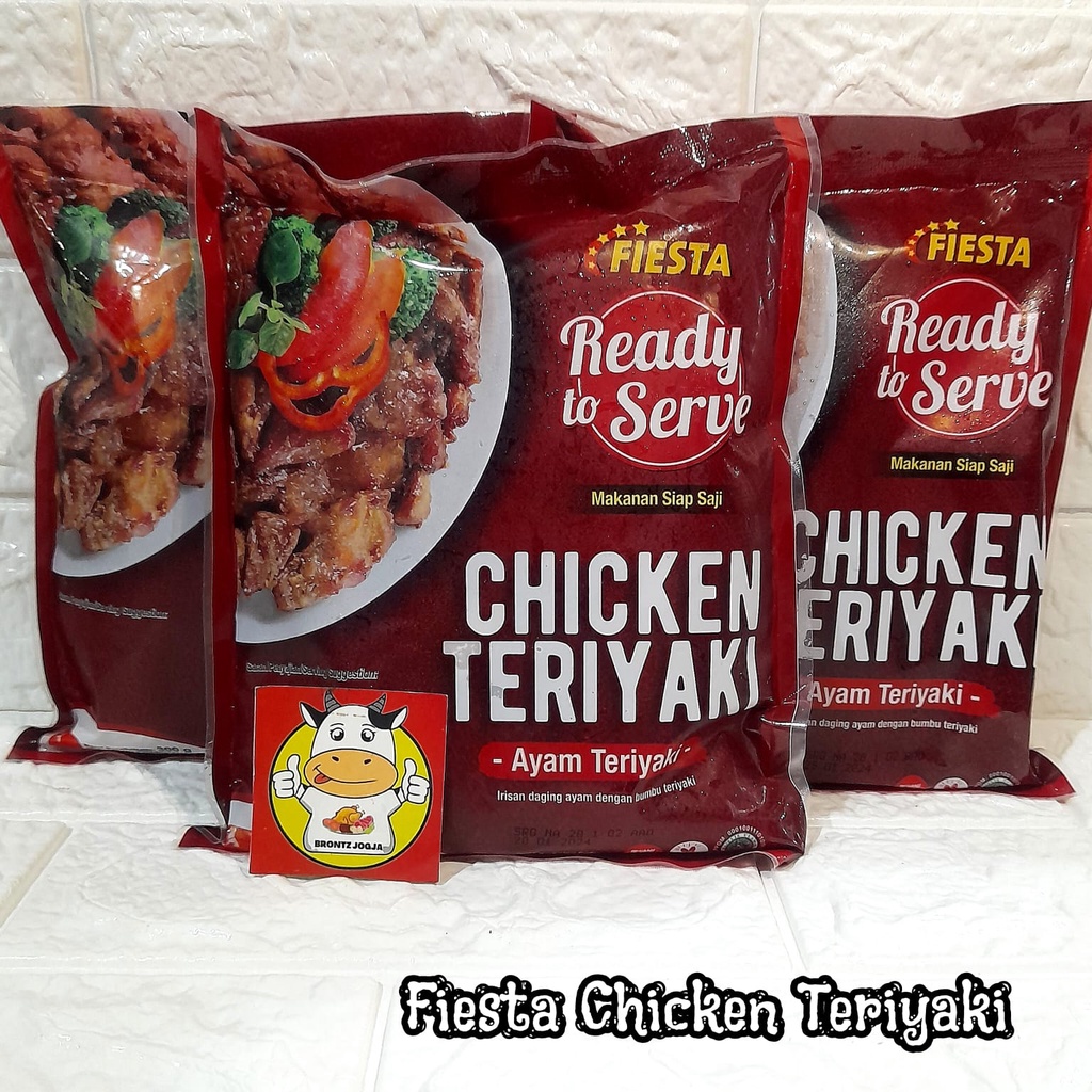 

FIESTA READY TO SERVE CHICKEN TERIYAKI - AYAM TERIYAKI - FROZEN FOOD - BRONTZ JOGJA