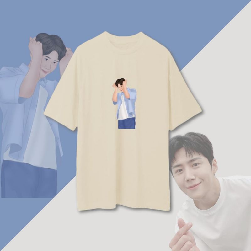 T-SHIRT KIM SEON HO CUTE/KAOS KATUN 24S KIMSEONHO ART