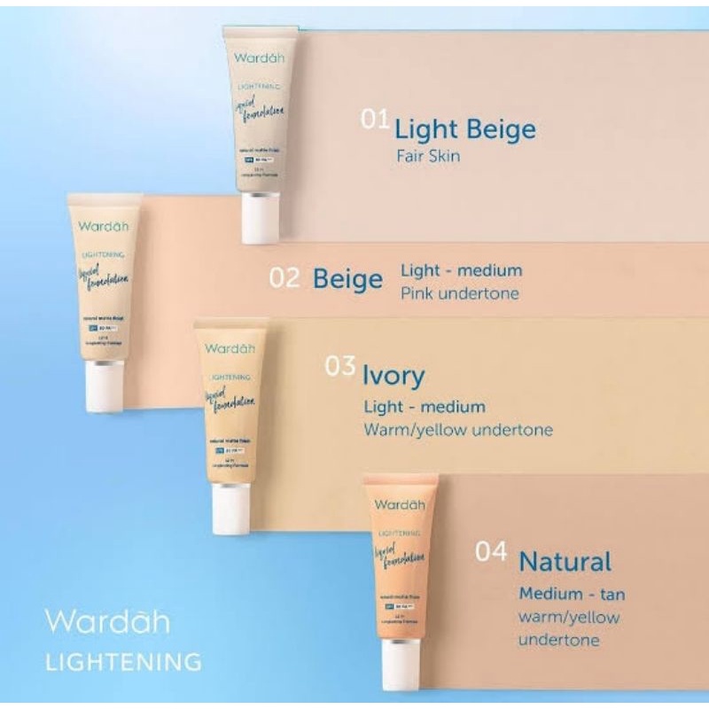 Wardah Liquid Foundation Sachet 6ml
