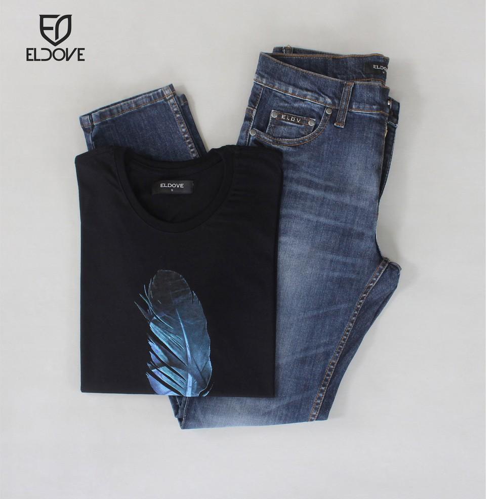 STOK TERBATAS Eldove Paket Celana Jeans + Kaos 8507