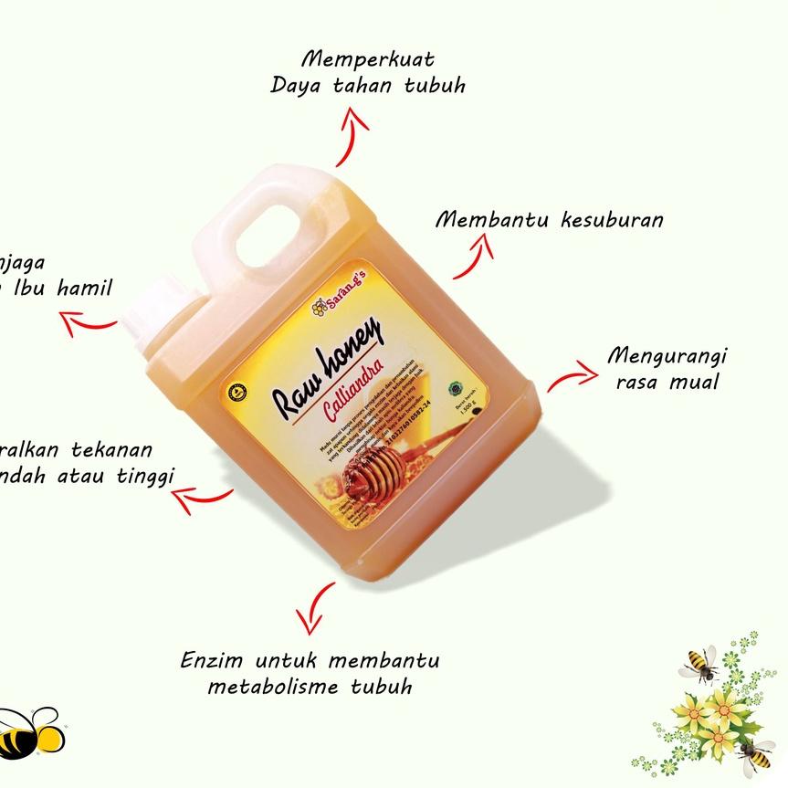 

☻ Asli Murni Kaliandra Raw honey 1.5kg nektar bunga Uji Lab ○