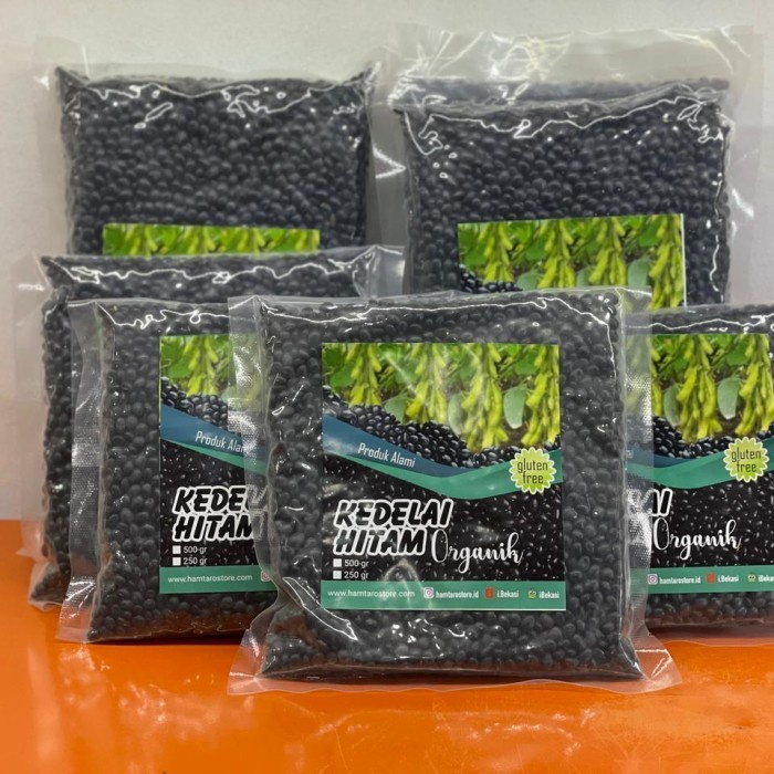 Kacang Kedelai Hitam Organik 1000 gr