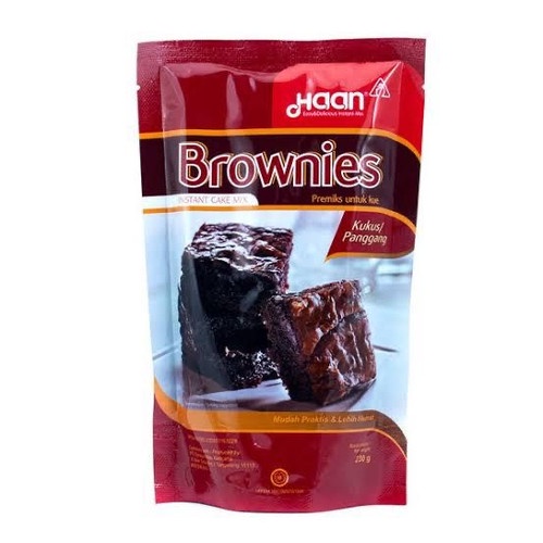 

HAAN INTANT CAKE MIX BROWNIES PCH 230GR