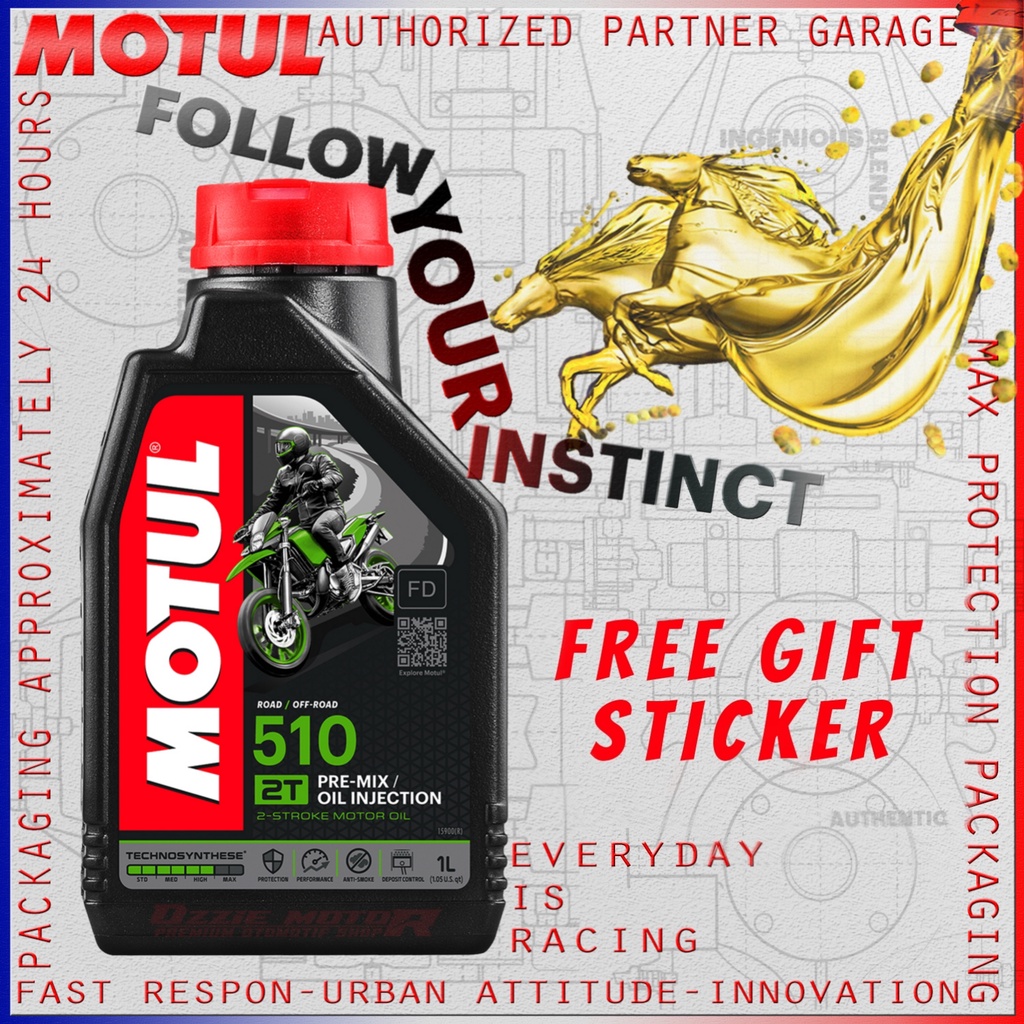 OLI SAMPING RACING IPONE R2000 RS STRAWBERRY &amp; MOTUL 510 2T 1L PRE-MIX OLI INJECTION FD OLI SAMPING RACING  IMPORT ORIGINAL