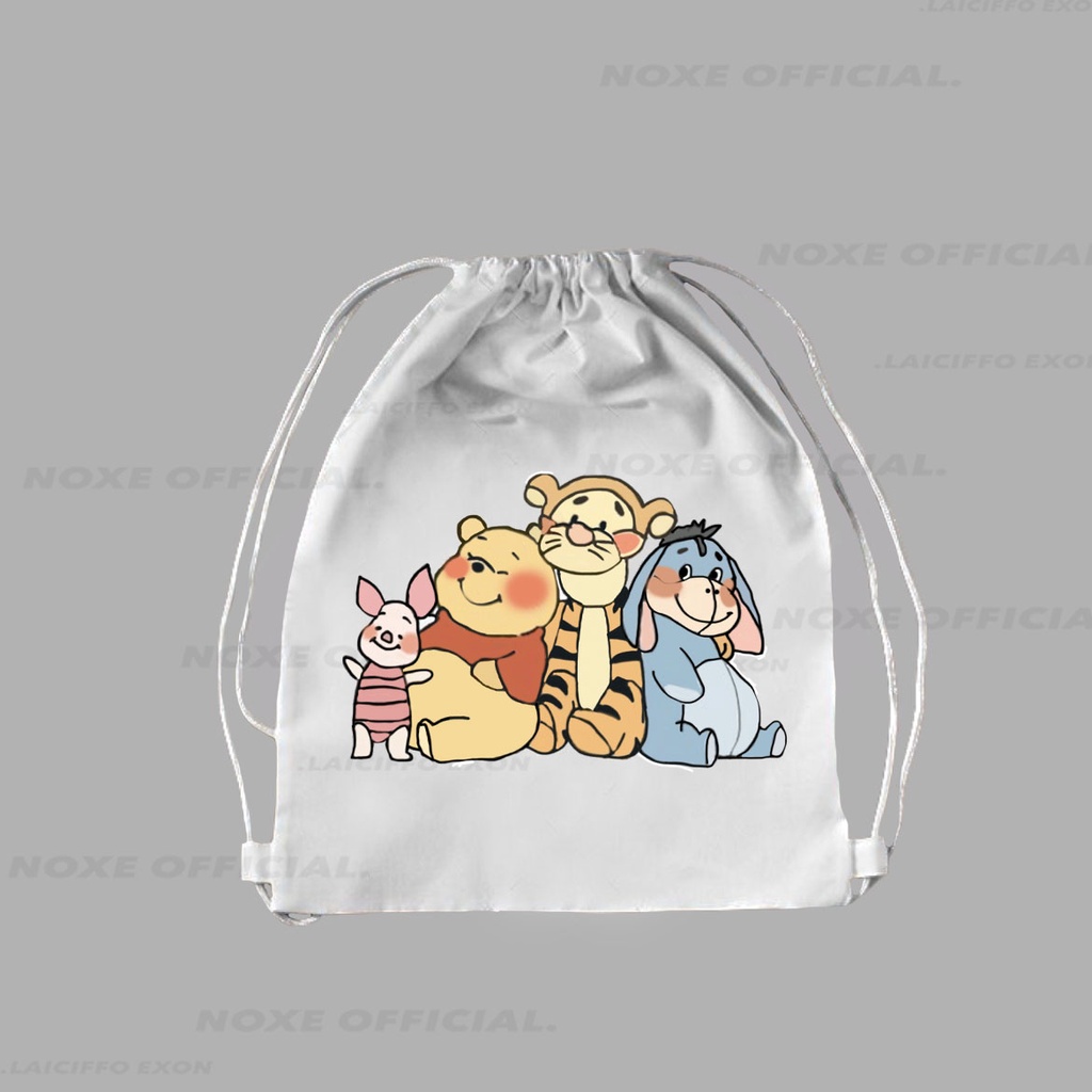 TAS SERUT / STRING BAG DISNEY CHIP AND DALE / WINNIE THE POOH