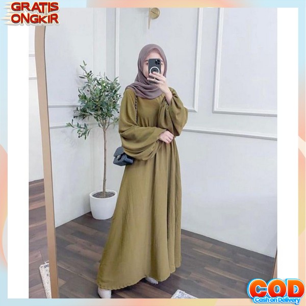 Gmis Syarii Import Premium Gamis Set Hijab Wanita Syari Gamus Syari Fashion Muslim Jubah Ibu2 Kekini