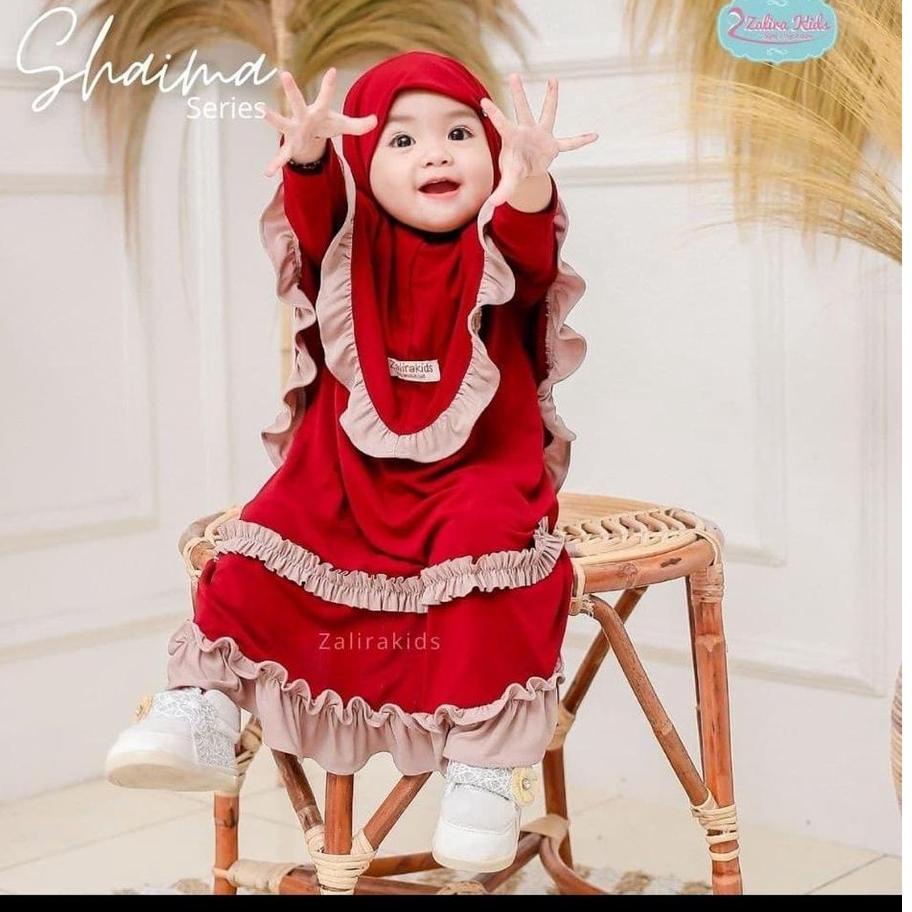 ➤ Gamis syari anak shafira / Gamis anak model terbaru / gamis anak model lucu / Gamis anak Syar'i / 