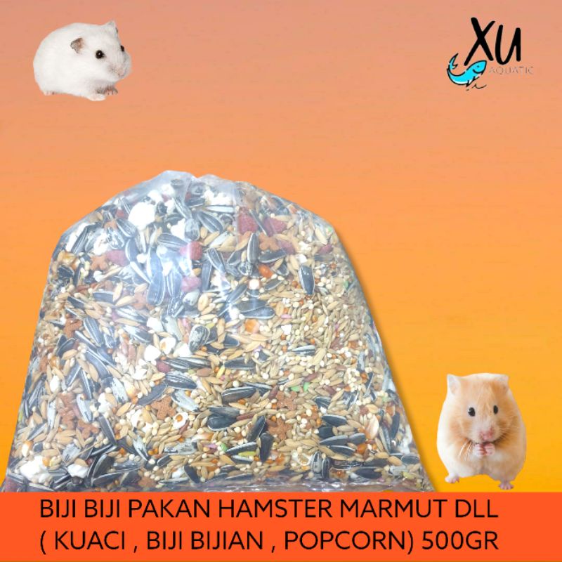 Hamsfood Hamster &amp; Gerbil Staple Food 500 gr MAKANAN HAMSTER 500 GRAM