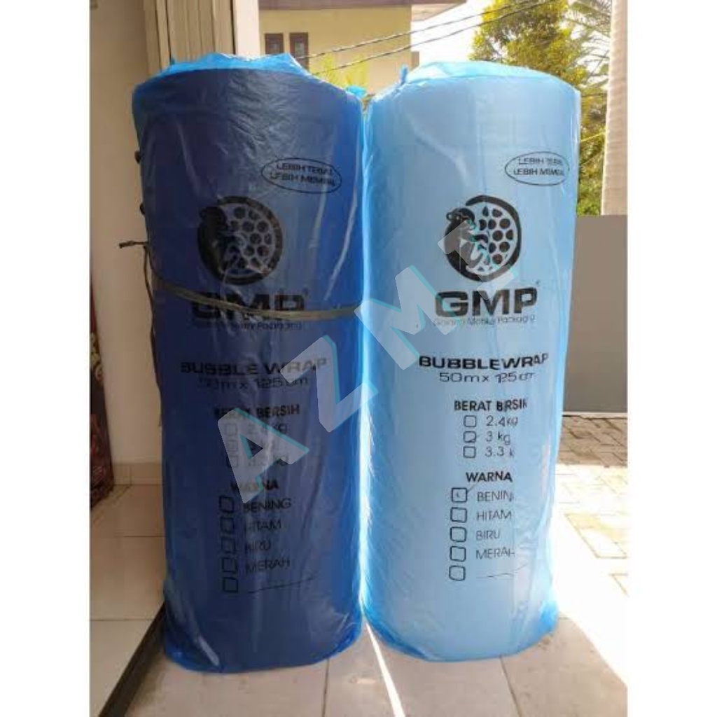 Promo Bubblewrap GMP Bubblepack Bubble roll Wrap Putih Pack /125 x 50 METER FULL / HANYA BISA GOJEK