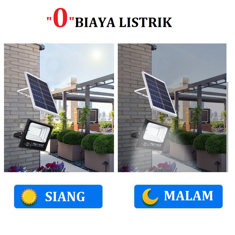 LAMPU SOROT SOLAR CELL LED TENAGA SURYA LAMPU TENAGA MATAHARI LAMPU SOROT 85W Outdoor