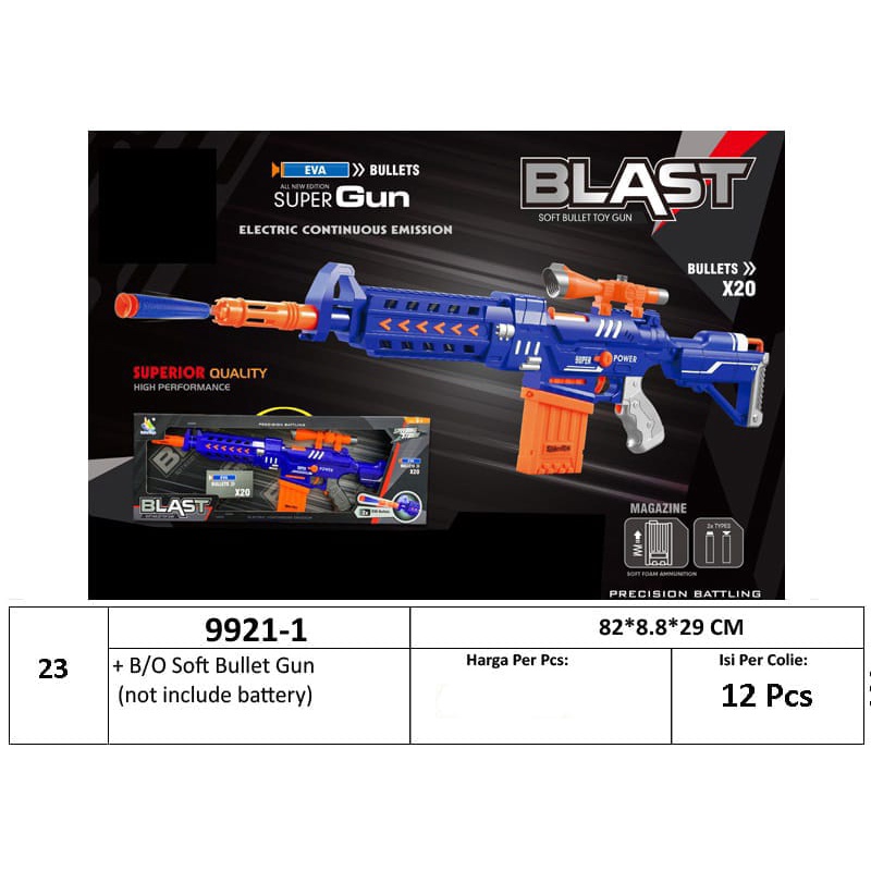 Blast Soft Bullet Toy 9921-1 ( Mainan Anak )