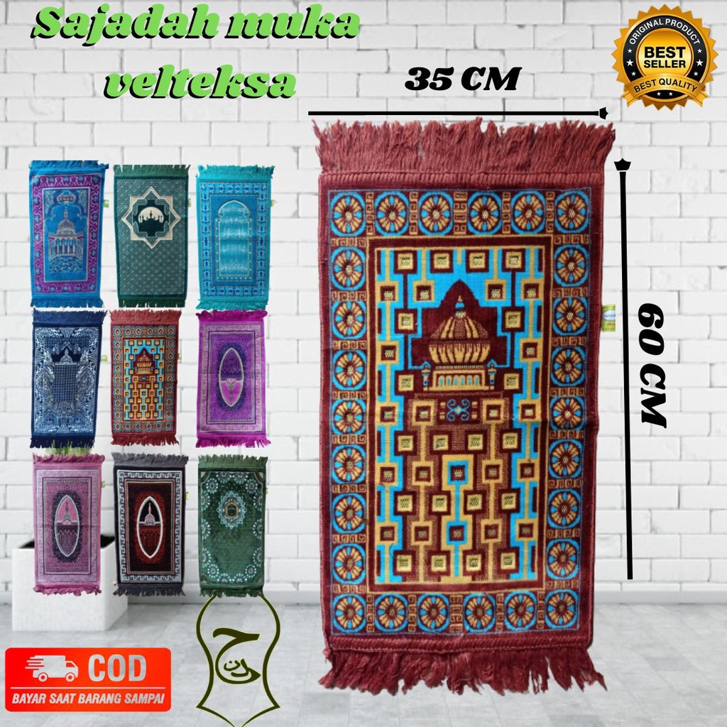 Sajadah Muka Ukuran 3/4 Sejadah Sajadah Muka Velteksa MURAH