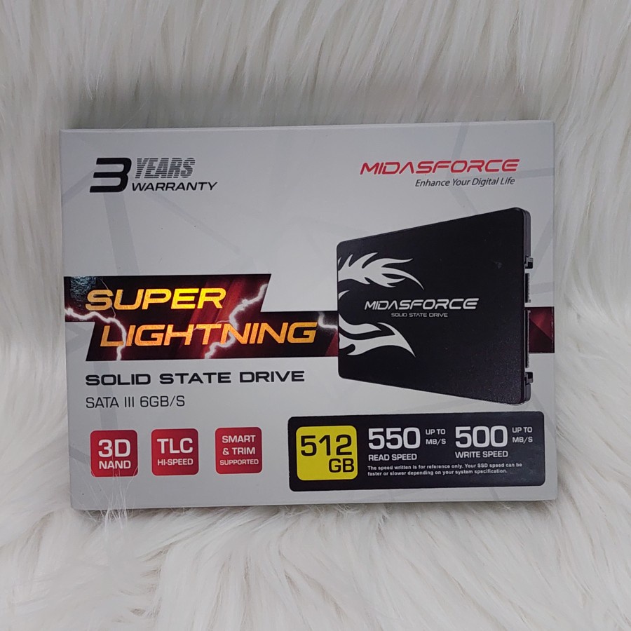 SSD 120GB | 240GB | 512GB SATA Laptop / PC Murah Bergaransi 3 Tahun RESMI (COD)