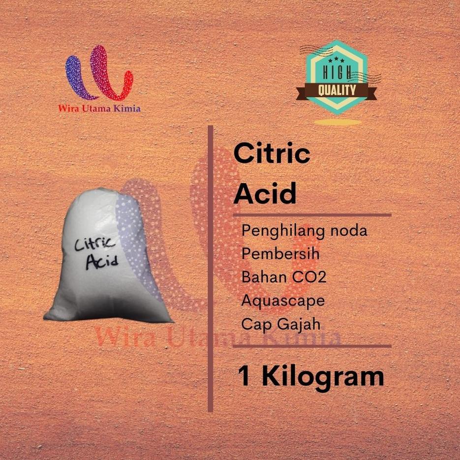

Pasti Tertarik Citric Acid / Citrun 1kg / Pembersih Kerak / Pembersih noda baju
