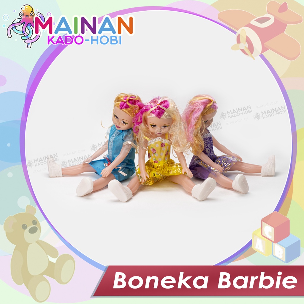 MAINAN KOLEKSI MINIATUR ANAK PEREMPUAN BONEKA BARBIE LUCU IMUT DOLL TOYS