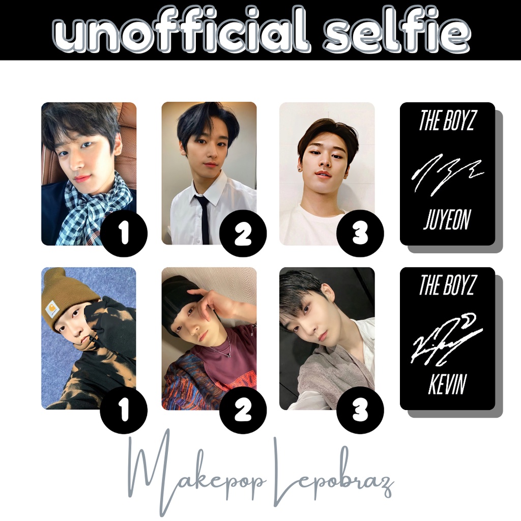 [MIN. 3 PC] THE BOYZ UNOFFICIAL SELFIE - BOYFRIENDABLE PC ERIC HYUNJAE JUYEON SANGYEON NEW Q KEVIN YOUNGHOON HAKNYEON