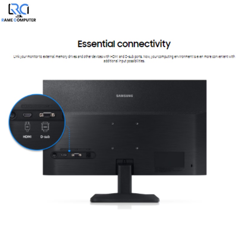 s22a330 Samsung 22&quot; SA33 FHD Monitor with Wide Viewing Angle and Dual Interface