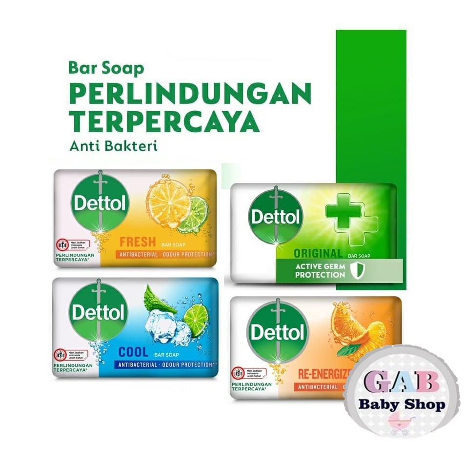 DETTOL Sabun Mandi Batang / Bar Soap 60 gram