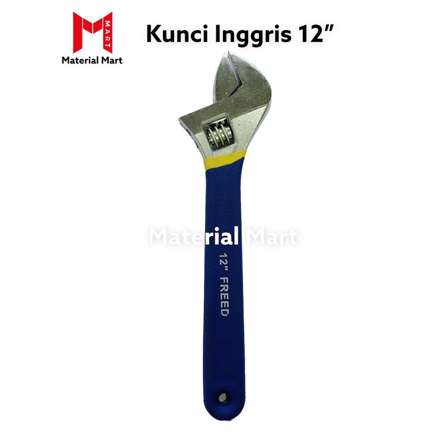 Kunci Inggris 12 Inch | Adjustable Wrench 12&quot; | Bago 300mm | 300 mm | Material Mart