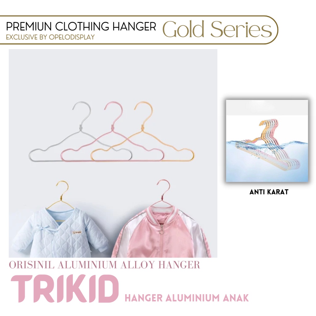 HANGER ALUMINIUM ALLOY ANAK TRIKID PREMIUM