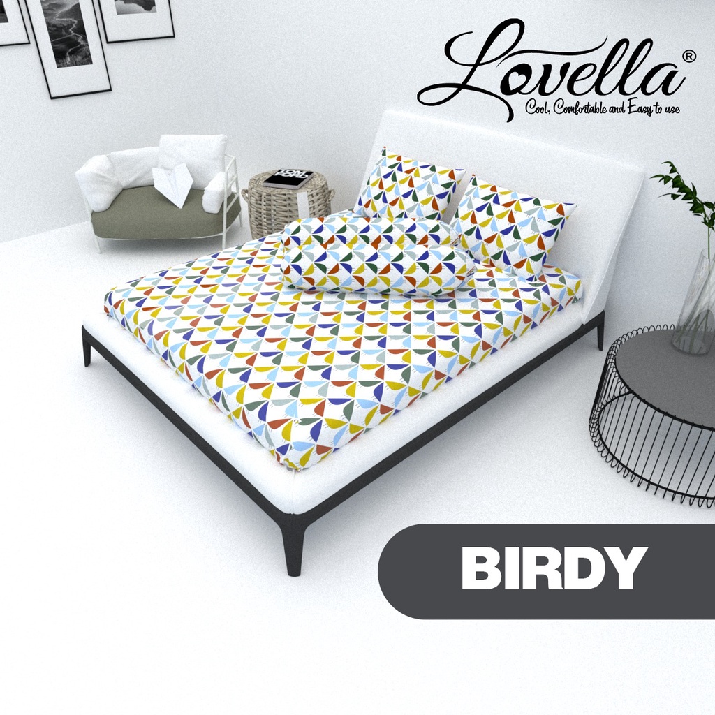 New Sprei Lovella King B2 - 180 X 200 - Sprei Lembut Dan Tidak Mudah Luntur