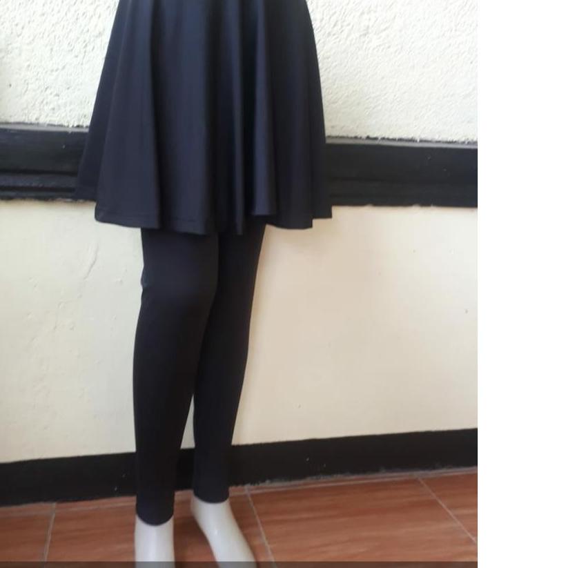 ♙ Legging Rok Hijabers Payung  Atas Lutut || Rok Selutut ➧