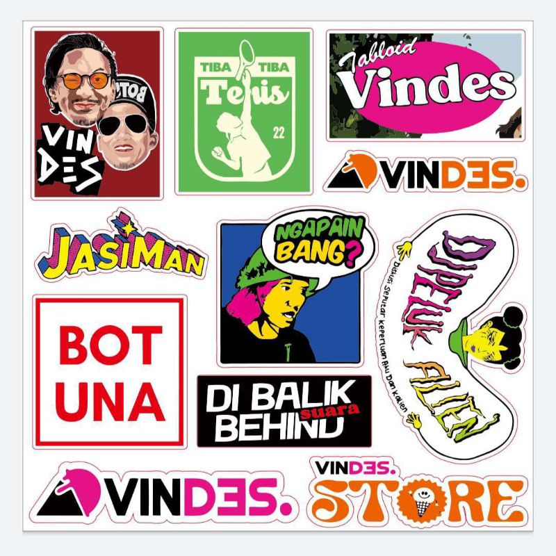 

Stiker Pack Vindes Botuna Vincent Desta Vindes Store