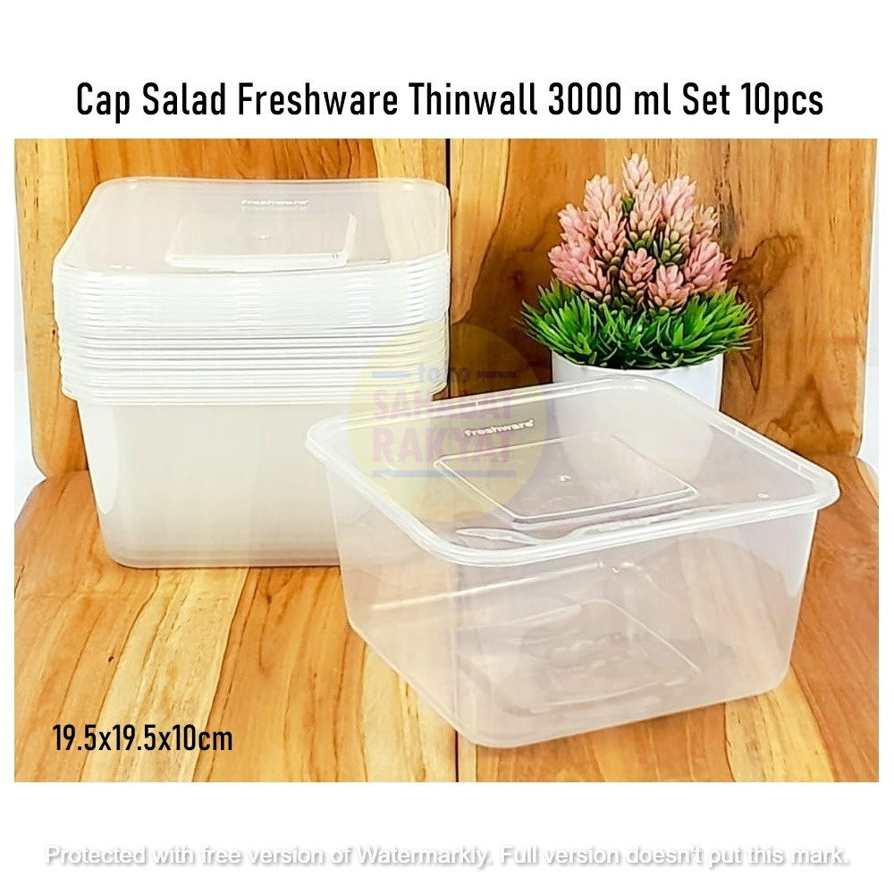 Toples Salad/Toples Microwave Thinwall Freshware