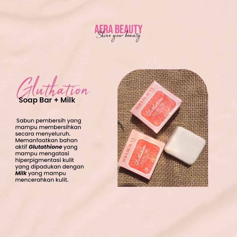 AERA BEAUTY SOAP BAR. sabun pemutih wajah 50gr