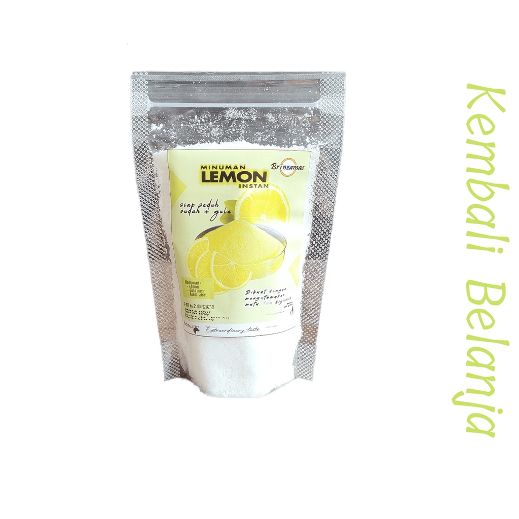 Minuman Lemon Instan 100 Gram/ Bubuk Lemon Instan/ Minuman Herbal Lemon Instan/ JSR Lemon