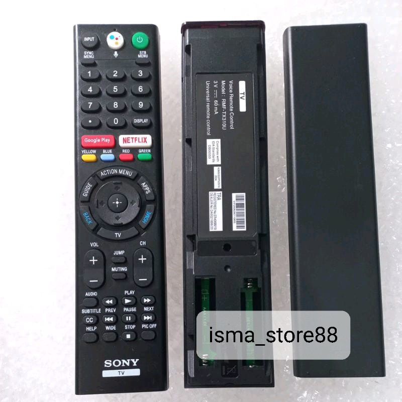 REMOT TV SONY SMART TV ANDROID LED ORIGINAL Voice.