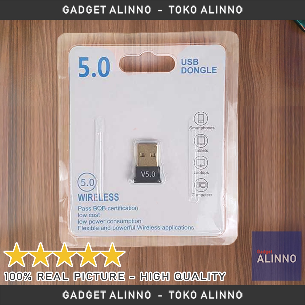 Dongle Bluetooth 5.0 Receiver Dongle Bluetooth Multifungsi