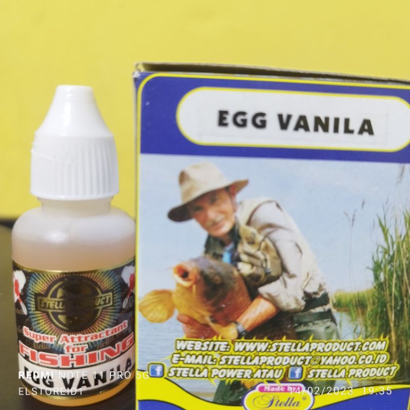 Essen Stella Egg Vanila Egg milk Es Doger eggmilk 30ml