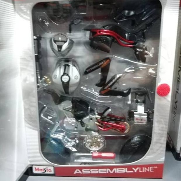 MAISTO MINIATUR MOTOR MAISTO DIECAST ASSEMBLYLINE BENELLI TITANIUM TERMURAH
