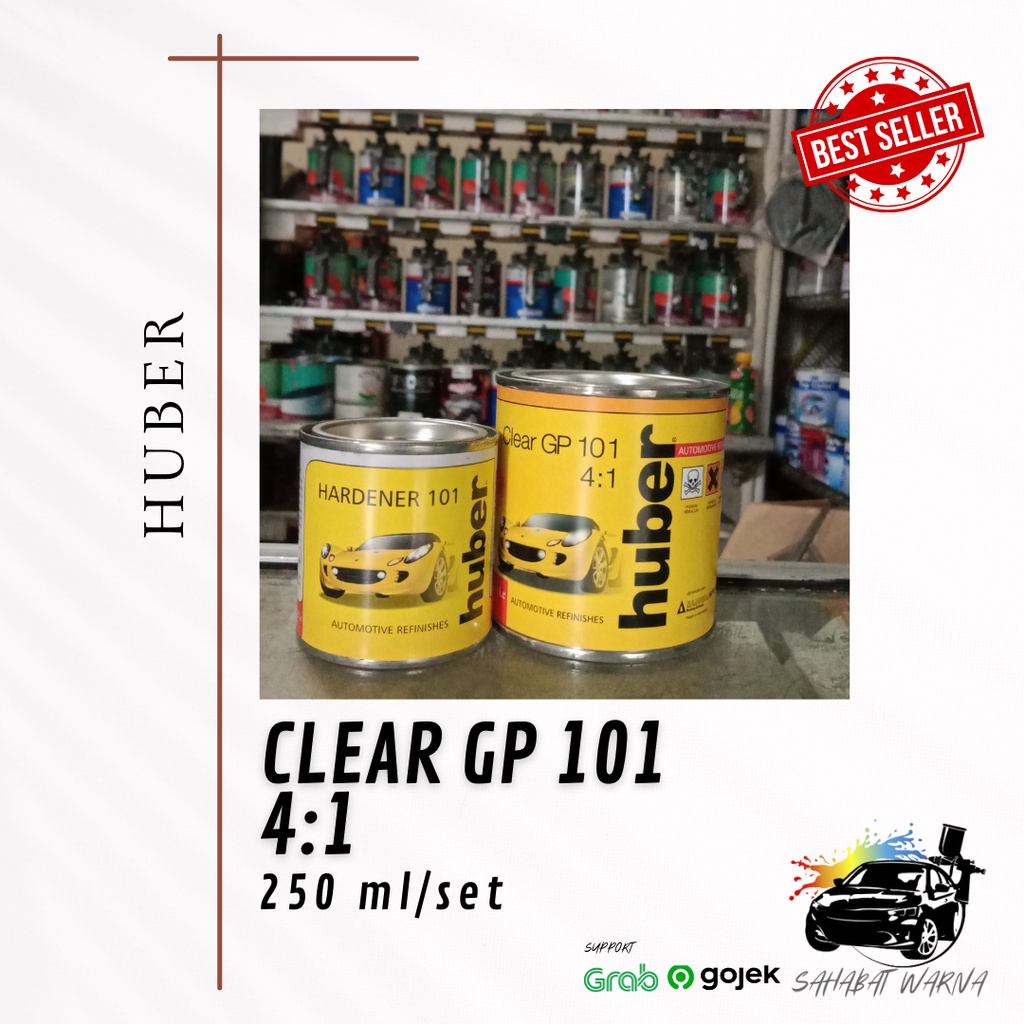 Huber Clear GP 101 4:1 - 250 ml set/ Pernis Motor/ Pernis Mobil