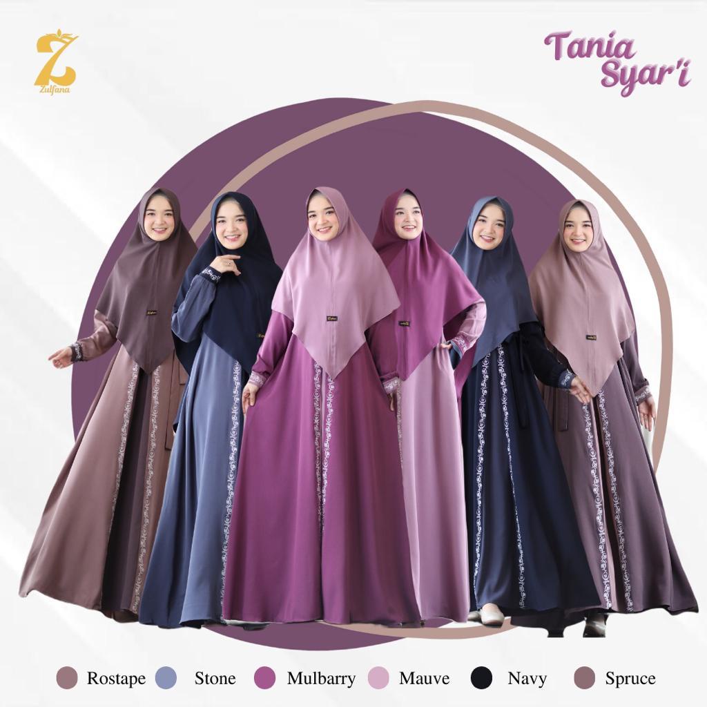 [ZULFANA] TANIA SYARI'I SET GAMIS DAN KERUDUNG