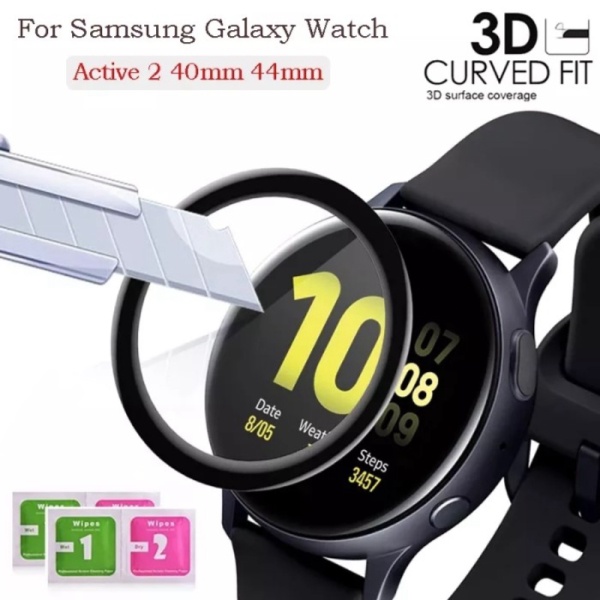 Jual TEMPERED GLASS 3D SAMSUNG WATCH ACTIVE 2 FULL COVER - 40mm Murah