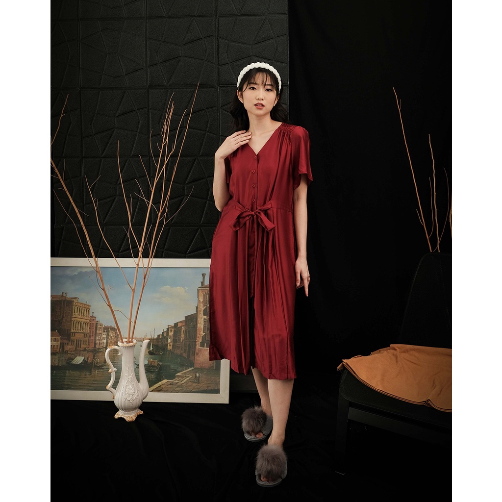 Cielyn - Faye Homewear - Delicate Series - Dress Wanita - Organic Silk